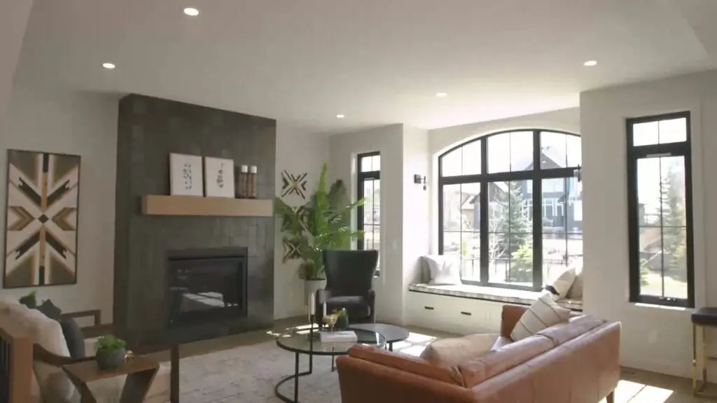 Living room in a MonTerra showhome by one of the preferred builders